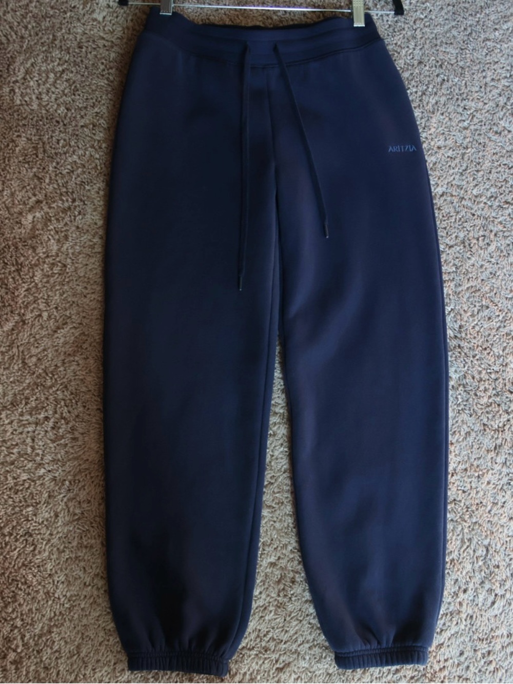 Aritzia Cozy Sweatfleece Snug Fit Jogger Navy Blue Size S